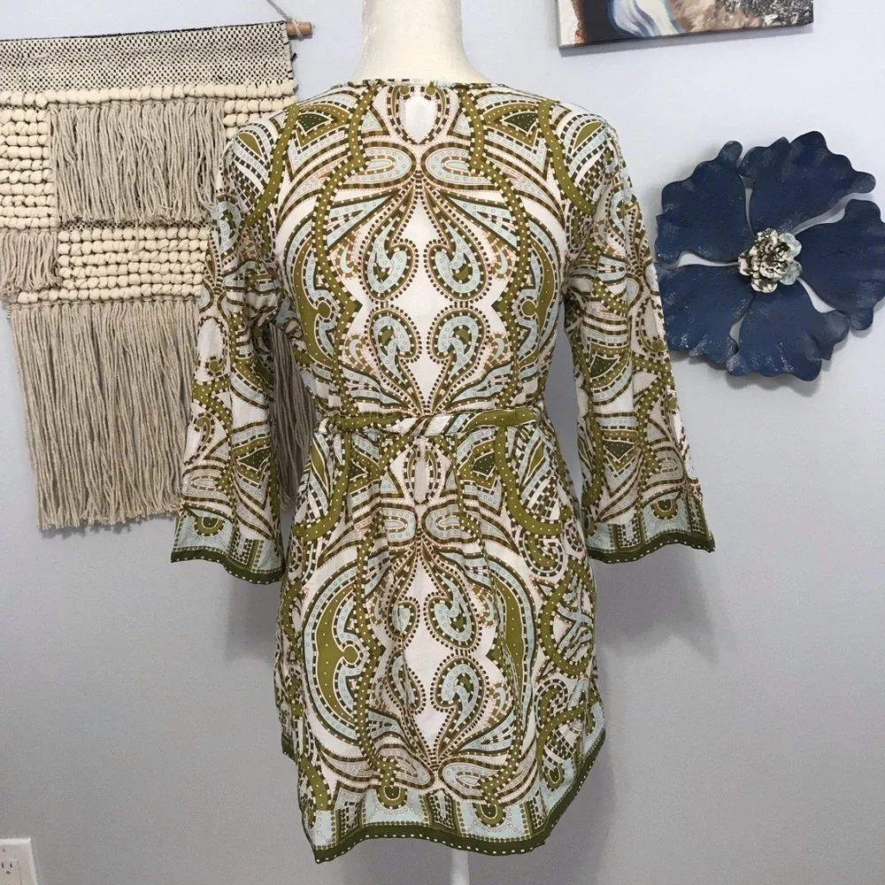 J. Crew paisley peasant top